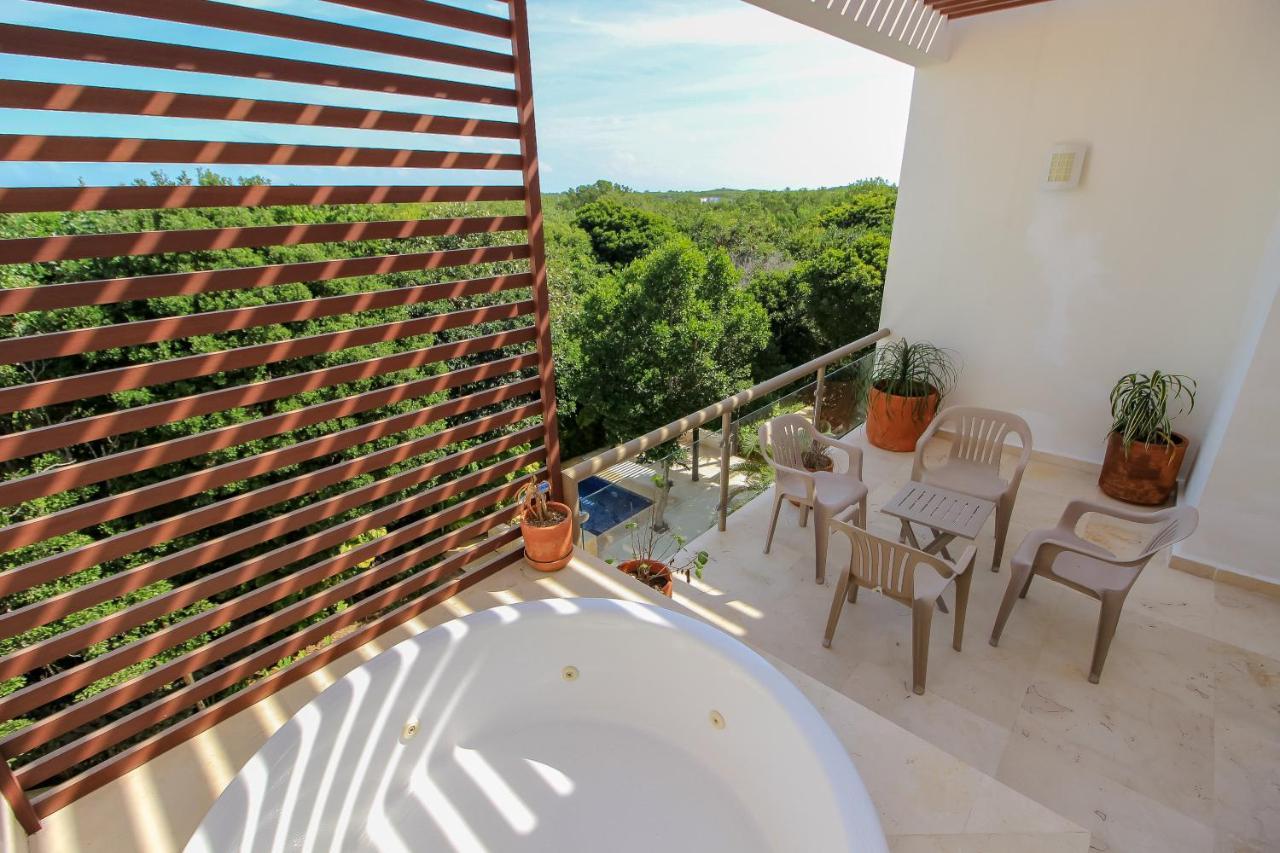Exceptional 2Story Penthouse With Hot Tub And Rooftop Terrace In Bahia Principe Akumal Buitenkant foto